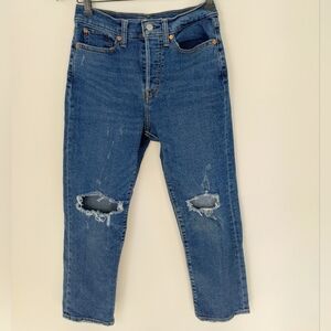 Levi's Wedgie Straight Jeans Blue Size 27